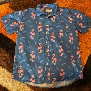 tipsy elves, Men’s, Flamingo, Button Down, Shirt
Sz.L